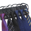Men's professional tie 8cm lazy zipper tie 7cm easy to pull business formal work