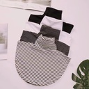 knitted striped fake collar for autumn and winter interior artifact warm scarf Korean women's high collar fake collar neck protection