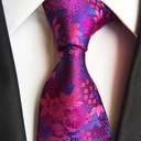 Yongfeng spot supply paisley polyester men's big flower tie trendy suit men's tie
