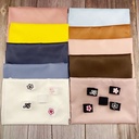 Triangle scarf jk sailor suit scarf basic college style solid color uniform Japanese style hand tie big bow tie ring buckle White
