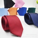 Men's Business Casual Professional Tie Polyester Arrow Jacquard Silver Tie Welcome to OEM