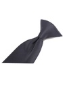 黑扣子涤纶领带 商务易拉懒人 纯色多色领带批发 铁扣领带
