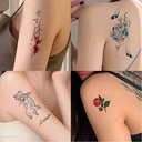 cartoon tattoo stickers semi-permanent disposable tattoo stickers ins waterproof tattoo stickers