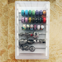 Acrylic jewelry jewelry display plastic storage box simple earrings earrings display stand