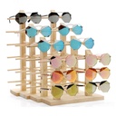 Log glasses shop display storage display rack sunglasses holder sunglasses frame pine glasses display props