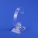 Hot spot transparent watch stand C ring Acrylic Watch stand bracelet display stand plastic watch holder factory direct sale