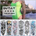 full arm tattoo stickers waterproof men and women personality big figure flower arm tattoo stickers arm stickers