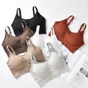 Bear Beautiful Back Wrapped Chest Underwear Seamless Girl Gathered Slide-proof Tube Top Strap Non-rimless Sports Bra Vest