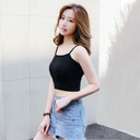 Solid color modal camisole women's interior fashion fashion short ins tide wear summer factory