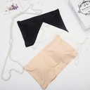 Summer Thin Ice Silk Underwear Strapless One-piece Non-slip Breathable Seamless Girl's Sexy Sports Tube-top Breast Wrap