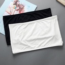 Cotton Chest Wrap Strapless All-match Solid Color One-piece Base Anti-light Tube Top for Women