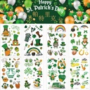 Waterproof Long Lasting Children's St. Patrick's Day Tattoo Sticker Shamrock Party Holiday Atmosphere Tattoo