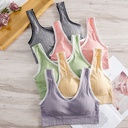 Manufacturers 40.00 kg-87.50 kg beautiful back wrapped chest in water graphene strong lining bottoming girls' underwear yoga sports bra