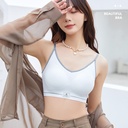 Fine Shoulder Sling Beautiful Vest Girl Seamless Underwear Sexy Wrap Breast Tube Top Fixed Cup Light Sports Style Bra