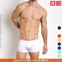 [Condom boxers] men's underwear three-dimensional cut men's solid color boxer briefs 513