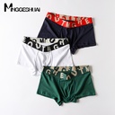 Spring and Summer Slim Fit Fashion Men's Underwear Cotton Boxers Youth Sports Boxer Shorts Trendy Men