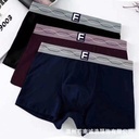 Men's Cotton Boxer Underwear Mid-waist Large Size Underwear for Men