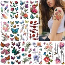 3D Waterproof tattoo Stereo Color tattoo tattoo Paper Butterfly Flower Animal Spot Wholesale Custom tattoo