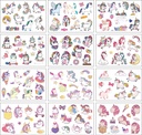 Cartoon tattoo stickers children's tattoo stickers cute unicorn tattoo stickers spot can be a set of 12