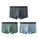 Japanese Style Muji Nishikawa Men's Contrasting Color Modal Underwear Good Solid Color Summer Modal Boxer Underwear Pants