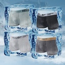 mid-waist ice silk mesh breathable Men's underwear manufacturers skin-friendly soft and comfortable Youth boxers