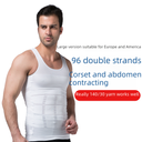 007 Factory Supply Large Size Men's Body Shaping Clothes Tank Corset Back Functional Body Abdomen Tinker Underwear Vest