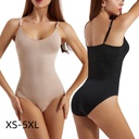 suspenders conjoined body-shaping garment hip-lifting and belly-tucking triangle-breasted open-file women's large-size plastic waist corset underwear