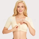 Women's Non-rimless Gathering Front-breasted Body-shaping Top Adjustable Corset Yoga Running Shockproof Sports Underwear