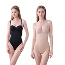 Evening Dress Base Underwear Body Shaping One-piece Sexy Gathering Top Backless Underwear Wedding Dress Palace One-piece Beauty Dress