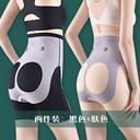 Kaka Same Style High Waist Abdomen-tucking 8D Suspension Pants Body-shaping Safety Pants Postpartum Hip-lifting Waist Breathable Body-fitting 5-point Pants