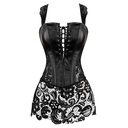 Europe and the United States imitation leather hollow corset / fashion sexy underwear a generation of hair