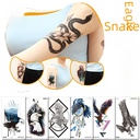 waterproof sweat arm tattoo stickers personalized fashion men and women snake eagle tattoo stickers tattoo