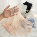 High beauty value pure lace underwear women's sexy low waist girls summer thin breathable cotton crotch no trace