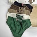 M90 Sports Baby Knitted Plush Cute Girl Women's Briefs Hollow Sexy Cotton Comfortable Women's Panties