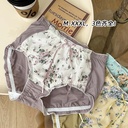 Original other stores copy court underwear women's milk silk bow floral chiffon plus size