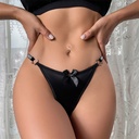 for women's thong sexy cotton crotch black seamless girl lace summer thin underwear