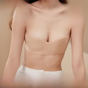 One-piece invisible chest patch naked back dress strapless underwear breathable non-slip anti-expansion seamless breast patch