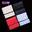 Three-row four-button matching cloth hook stainless steel bra back buckle breasted bra hook underwear pair female buckle