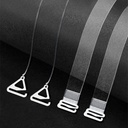 Transparent Shoulder Strap Invisible Non-slip Non-marking Bra Women's Thin Off-line Collar Underwear Accessories Exposed Bra Strap