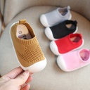 Children's shoes Spring and Autumn Baby toddler shoes baby soft bottom cloth shoes for boys and girls knitted indoor shoes