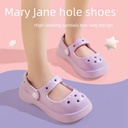 玛丽珍儿童拖鞋女童夏季可爱洞洞鞋室内凉拖鞋女孩亲子包头凉鞋
