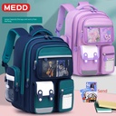 Shaodong schoolbag factory primary school student schoolbag three-layer large capacity one three to six grade boys and girls shoulder bag