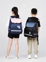 Primary school student schoolbag Grade One Two Three to six lightweight burden reduction breathable children's backpack distribution