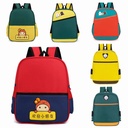 Kindergarten schoolbag printed logo printing parenting Garden young and small connection advertising male and female baby backpack