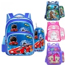 Schoolbag for primary school children boys and girls 1-3-6 grade burden reduction Ridge protection backpack cartoon backpack