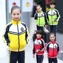 Primary and secondary school uniforms spring and autumn and winter suits kindergarten clothes children's games teachers clothing group purchase