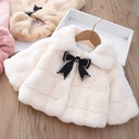 3480 children's clothing girls autumn and winter thickened Cape children's plush coat baby's Cape shawl imitation fur