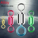 Gold-plated splay ring alloy swivel connector stainless steel American colorful splay ring