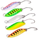 Wei and spoon horse mouth sequins 2.5g mini metal bait with flattened double ring Willow iron