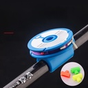 Fishing rod universal fishing line organizer spool connector silicone card rod storage ring fish line Board winder fishing gear